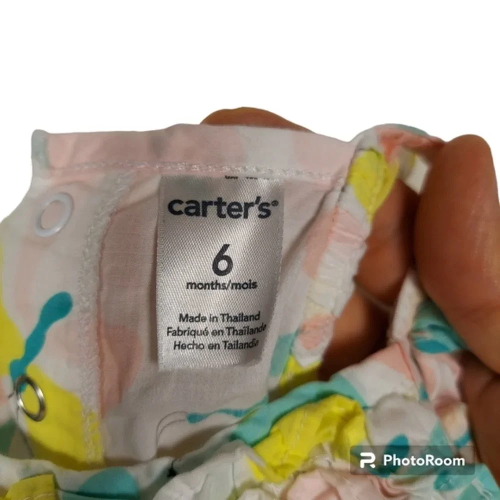 Bundle of Two Carter's Sleeveless Rompers - 6 Months